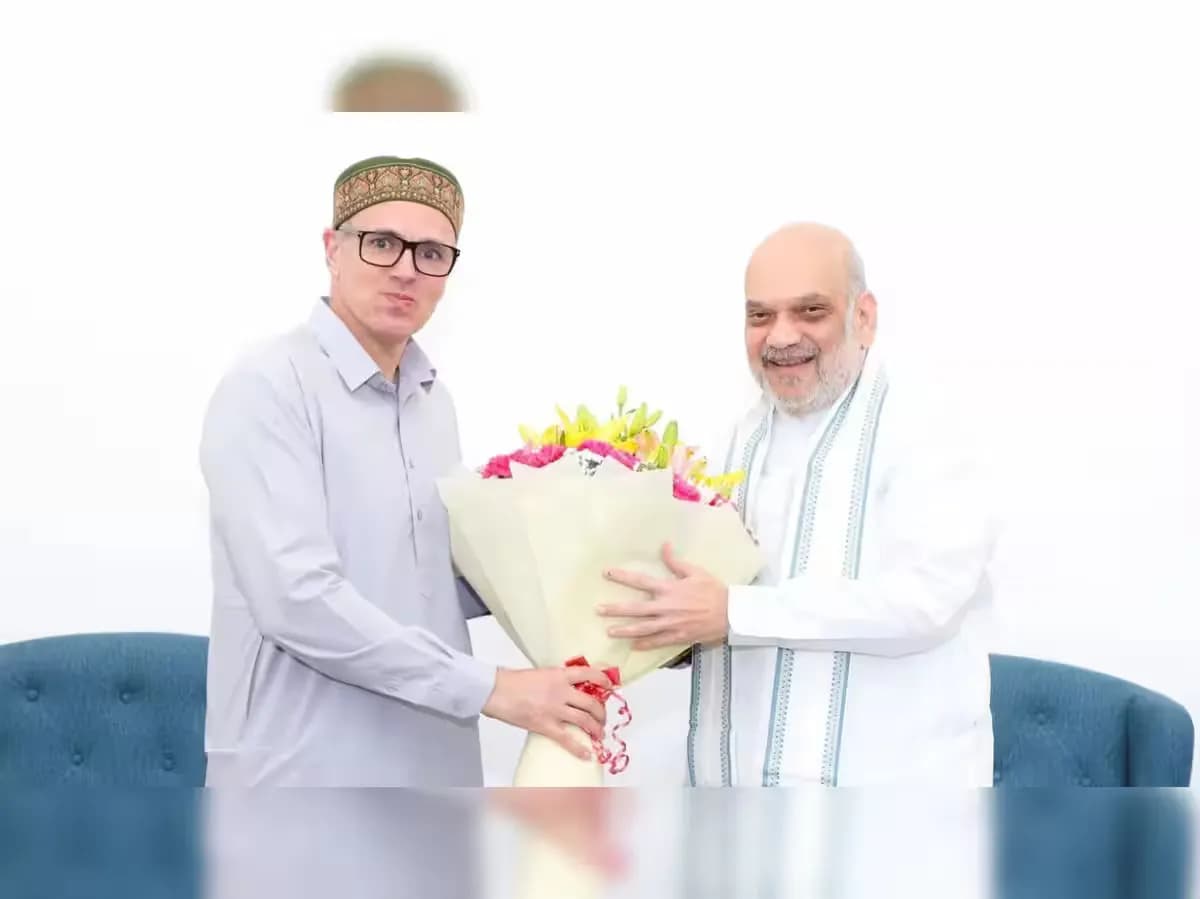 Omar Abdullah Meets Amit Shah, Raises Demand for Early Restoration of Jammu & Kashmir Statehood