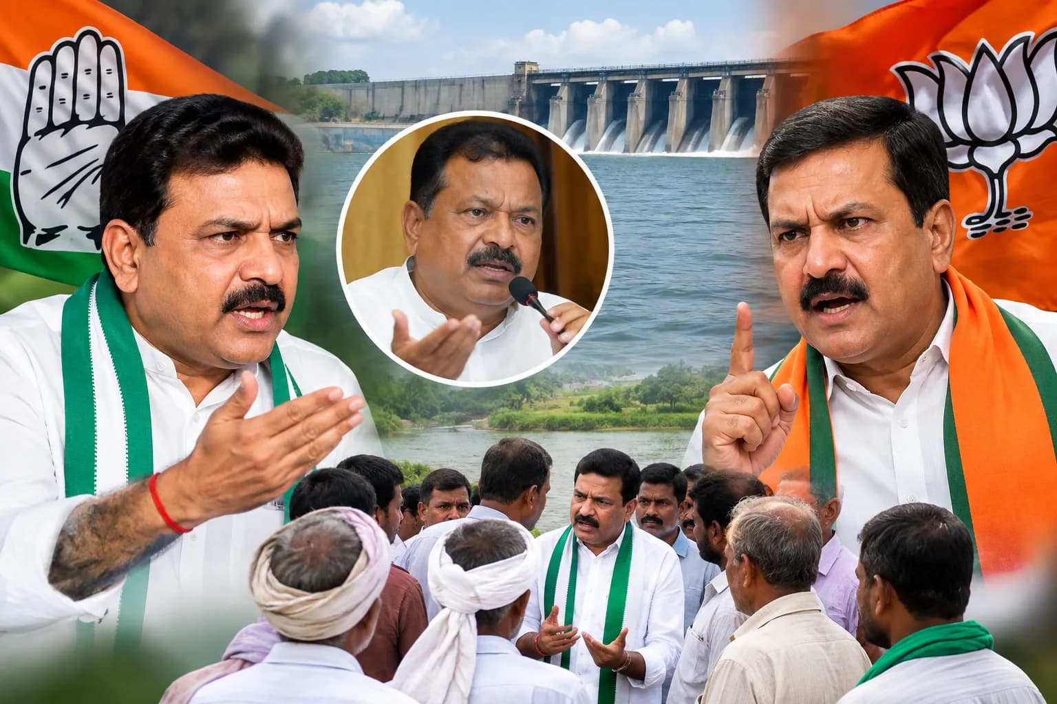BJP–Congress Row Over S.S. Mallikarjun Remarks Against B.P. Harish