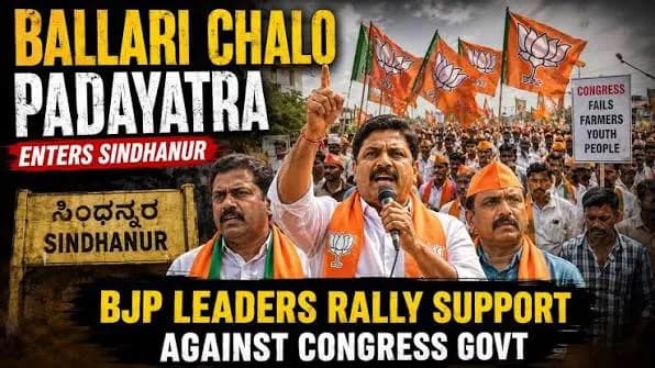 Karnataka BJP Intensifies Attack on Congress Government After Ballari Chalo March
