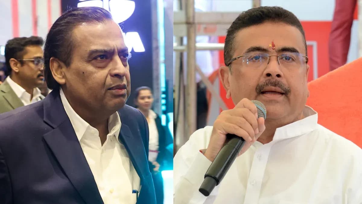 West Bengal CM Suvendu Adhikari Steps Up Investment Push With Ambani and Adani Meetings