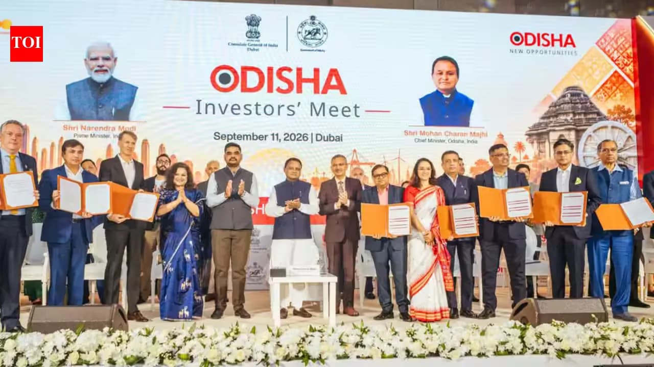 Odisha Secures ₹2.43 Lakh Crore Investment Intents During UAE Outreach