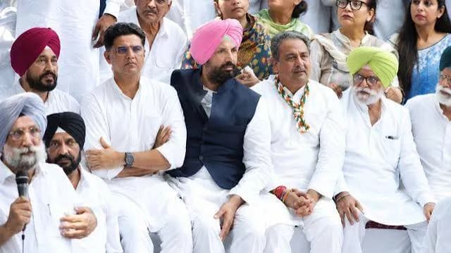 Punjab Politics: Congress Protest in Chandigarh Over Dalit Man’s Death