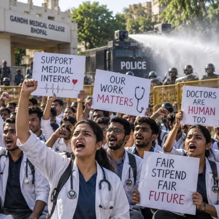 Madhya Pradesh Politics: MBBS Intern Protest Ends After 50% Stipend Hike
